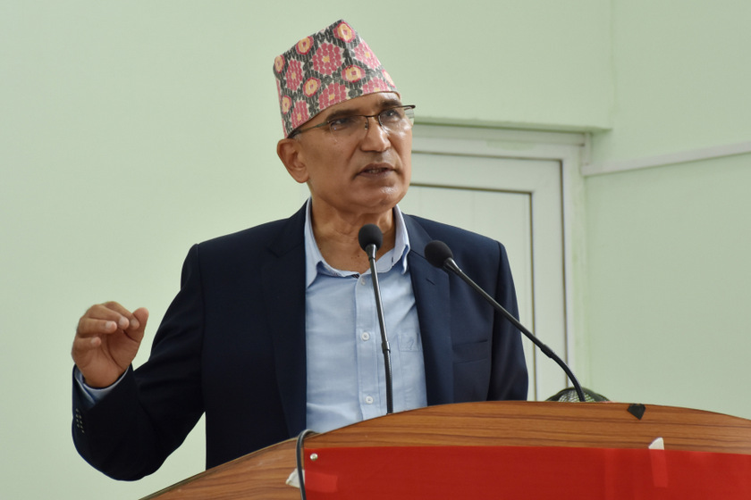 सेयर बजारलाई परिपक्व र दिगो बनाउन नीतिगत र संरचनागत सुधार आवश्यक : अर्थमन्त्री पौडेल